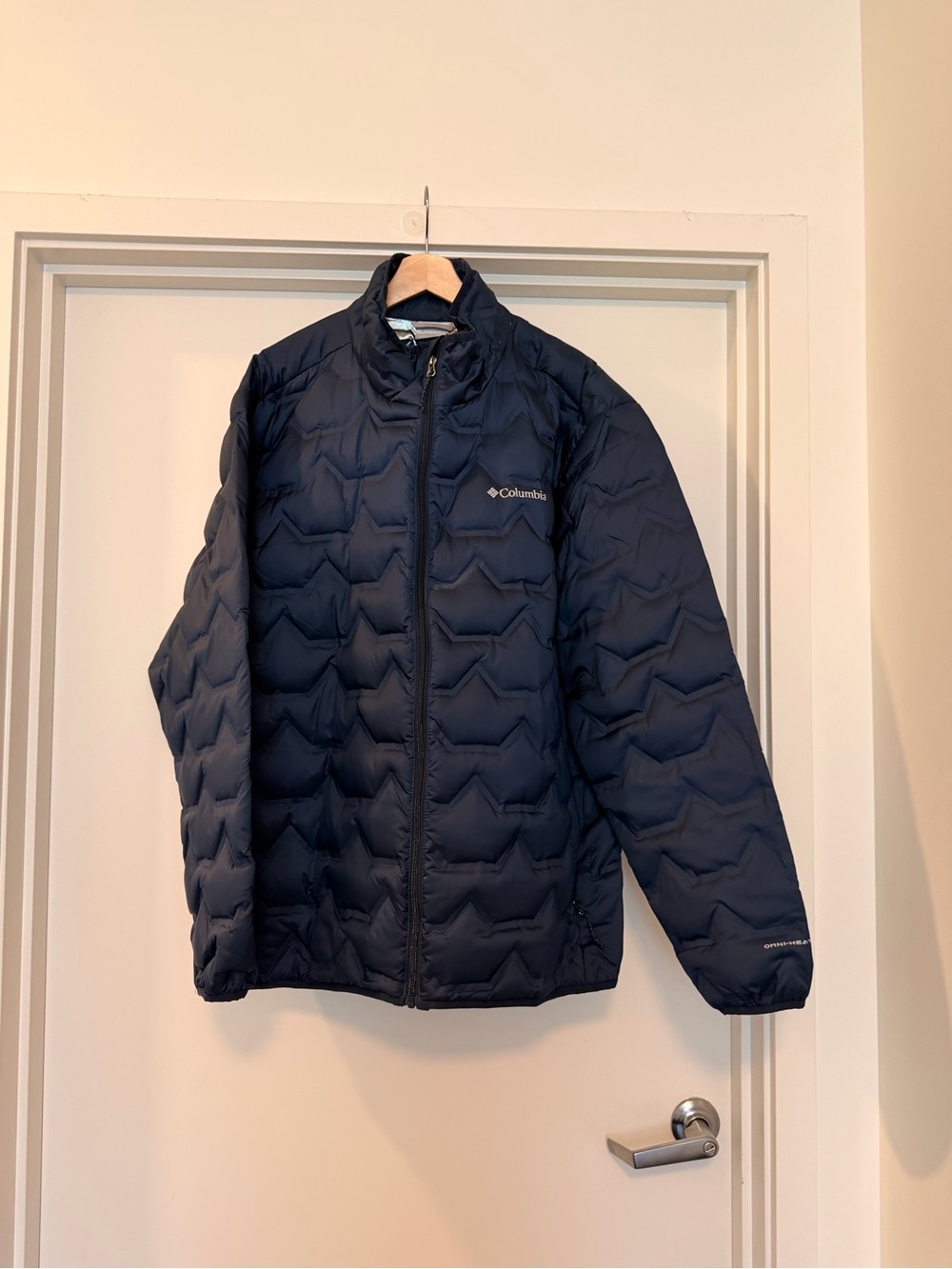 Columbia Men's Dark Navy Quilted Packable Puffer Jacket